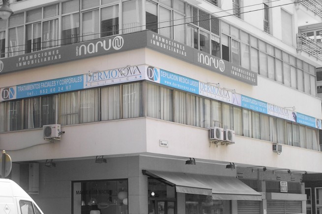 Carteleria de fachada